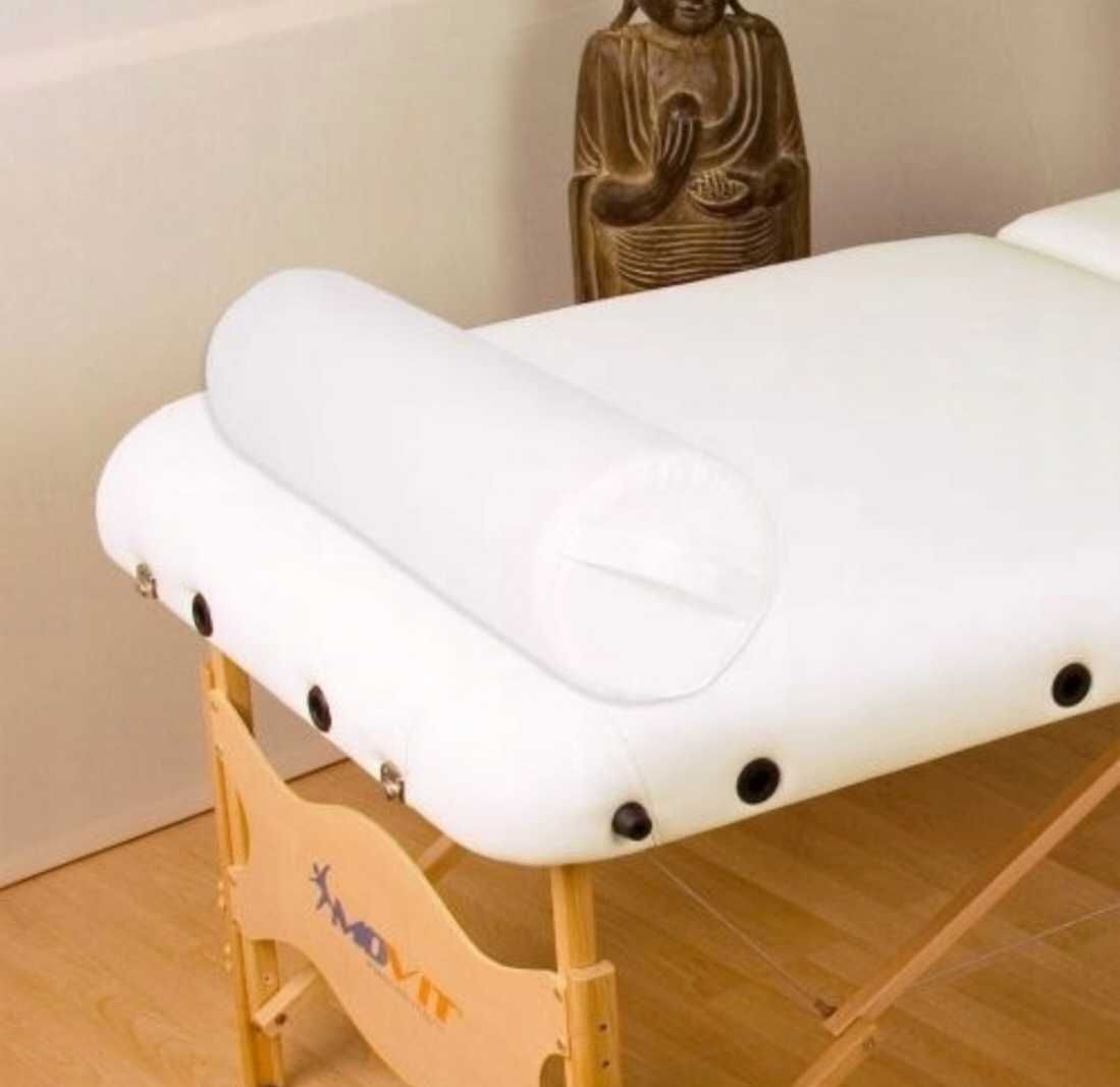 Poduszka, wałek do masażu Movit biała 68x15 cm