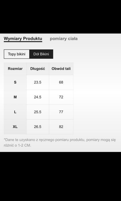 Shein śliczny strój kąpielowy bikini dwuczęściowy biało czerwony L