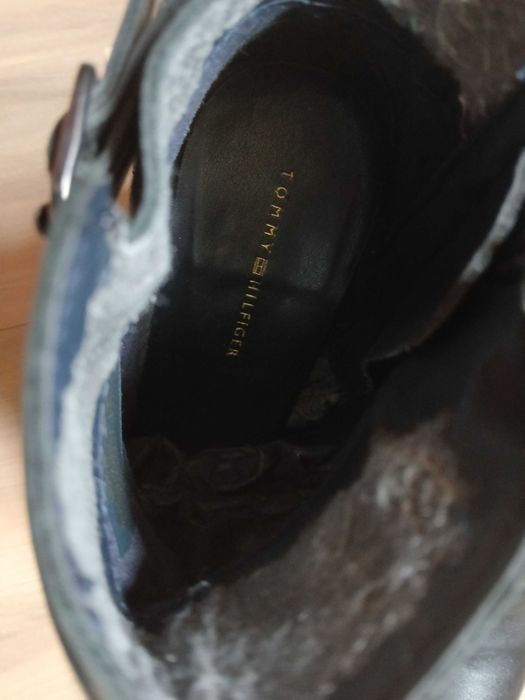 Tommy Hilfiger Botki. Skóra naturalna