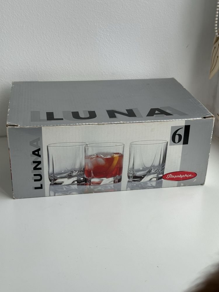 Набір склянок для віскі Luna 370мл