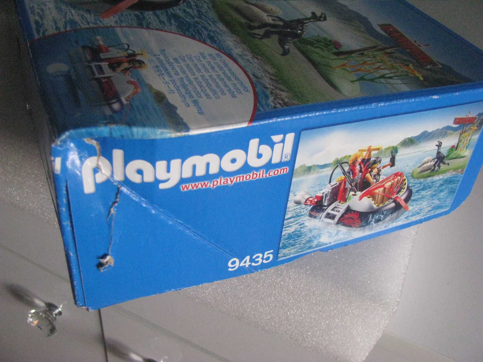 Nowe klocki  playmobil  action  poduszkowiec z silnikiem dinozaur