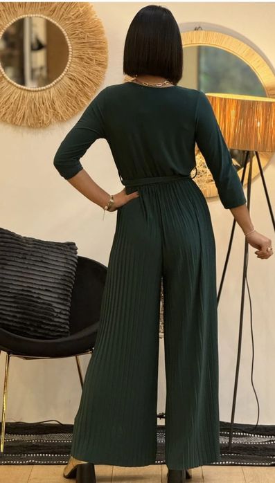Смарагдовий комбінезон, штани пліссе