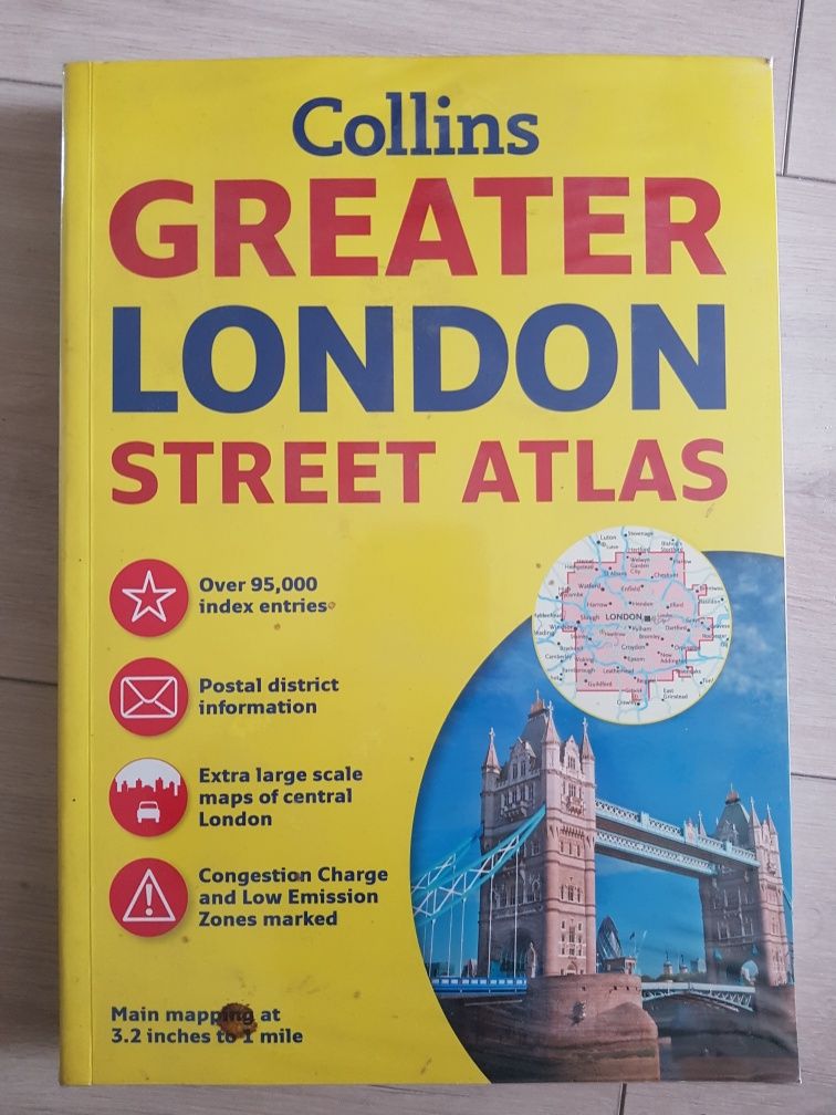 Atlas Londyn Greater London Street Atlas