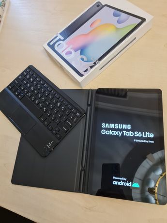 Комплект планшет Samsung Galaxy Tab S6 Lite 4/64GB+чехол+клавиатура