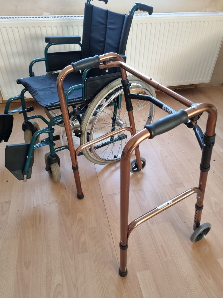 Wózek inwalidzki+Balkonik