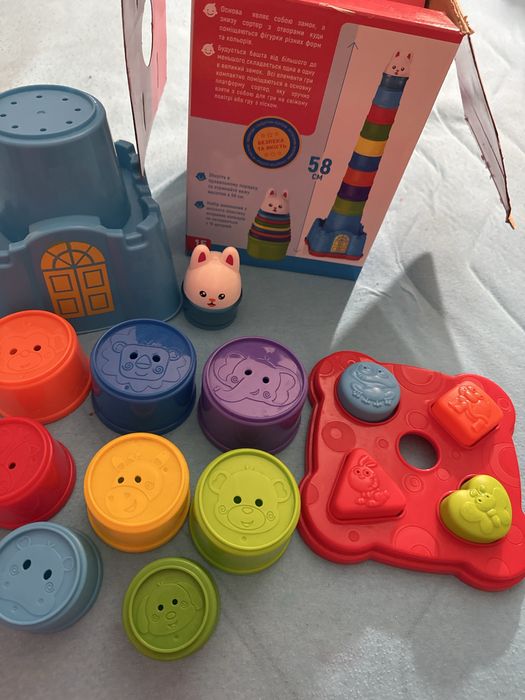 Сортер пірамідка новий в коробці