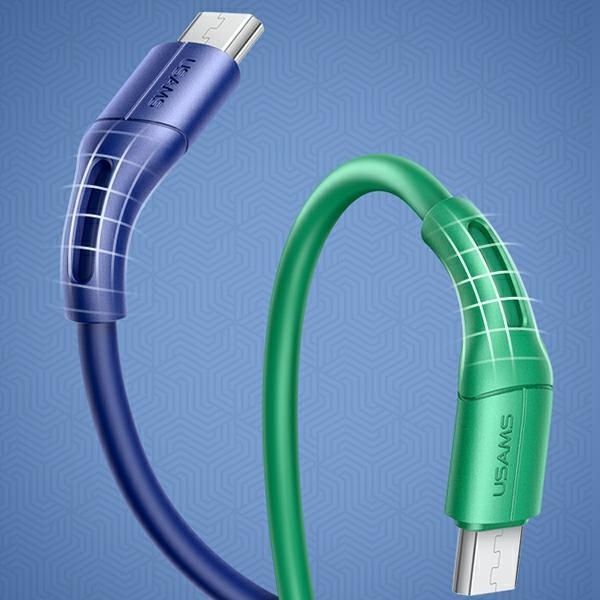 Kabel Usams U68 Microusb 2A Fast Charge 1M Zielony/Green