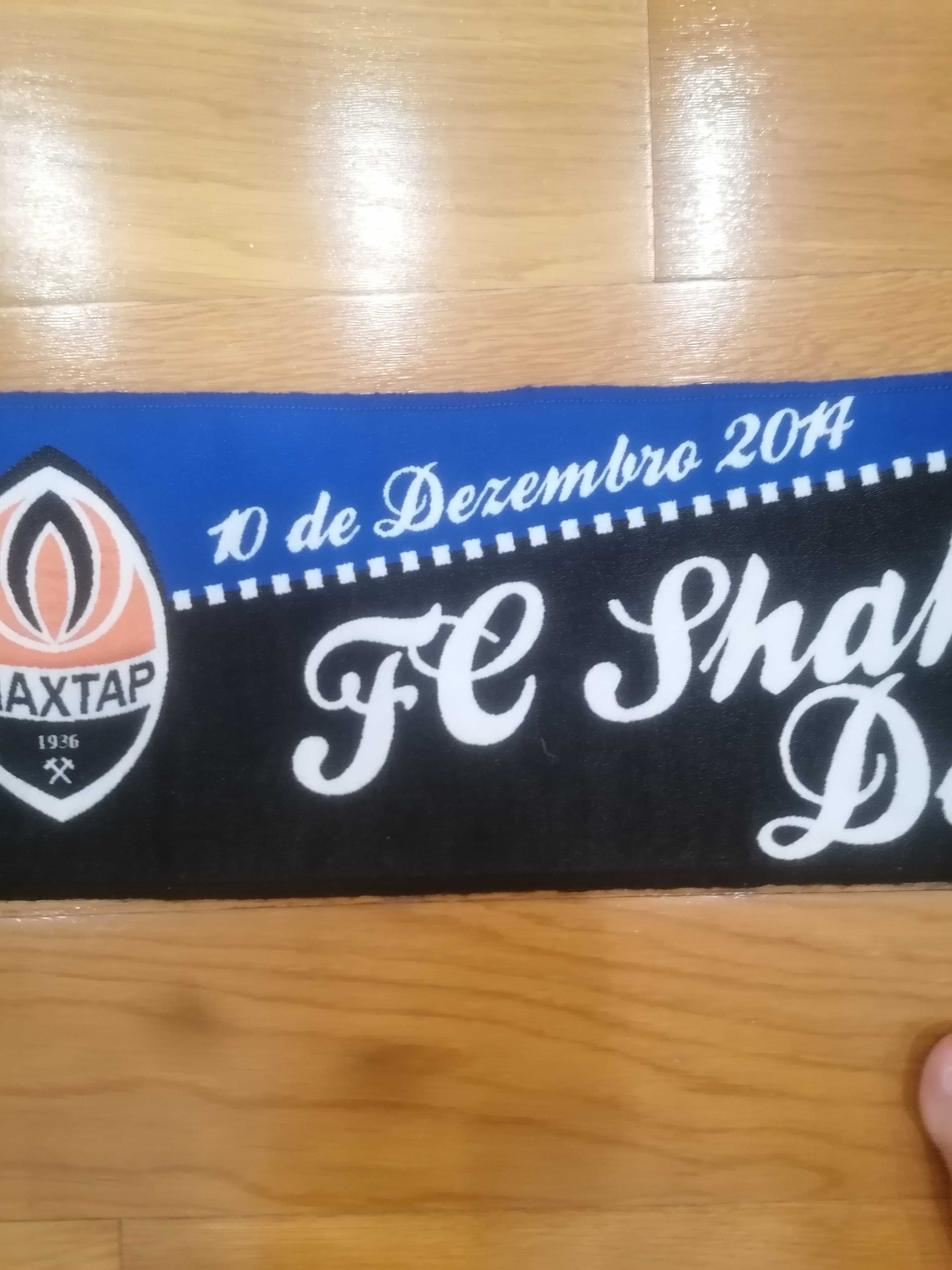 Cachecol de futebol, jogo FCP Shahktar Donetsk - Champuions League Cx6