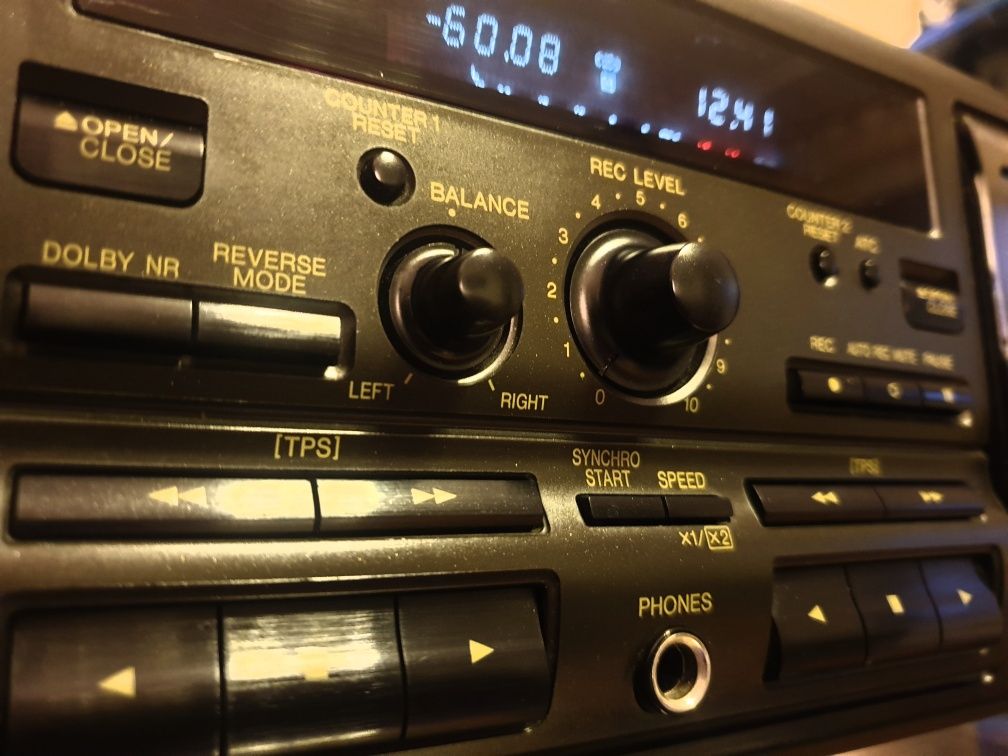 Technics RS-TR474 Double Cassette Deck - bardzo dobry stan