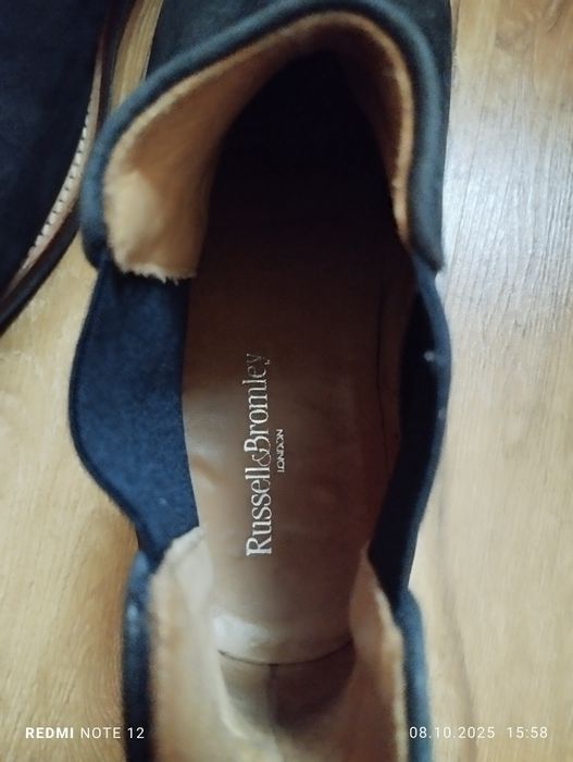 Чоловічі шкіряні черевики Russell & Bromley р.42