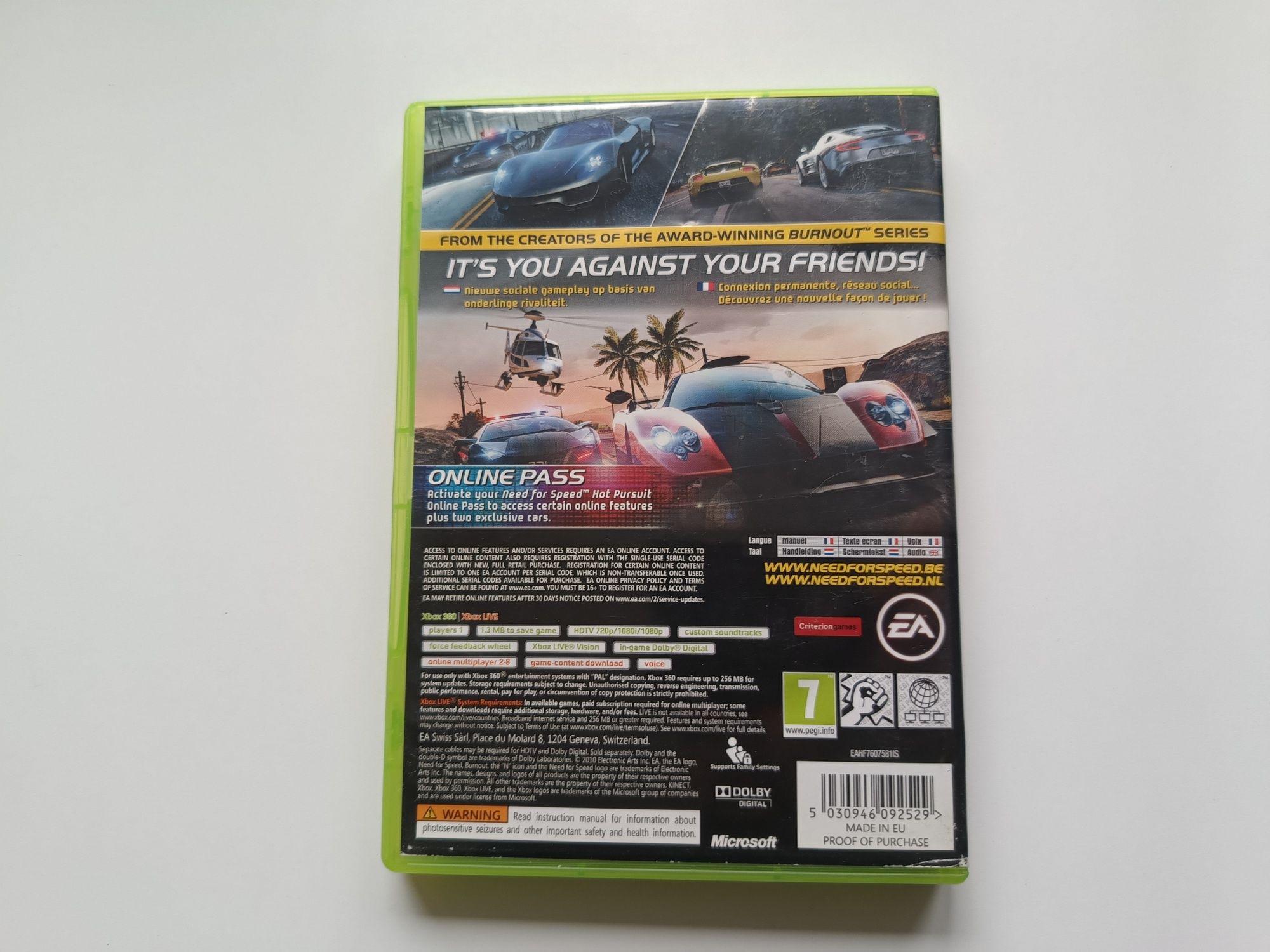 Gra Xbox 360 NFS Hot Pursuit -Need For Speed