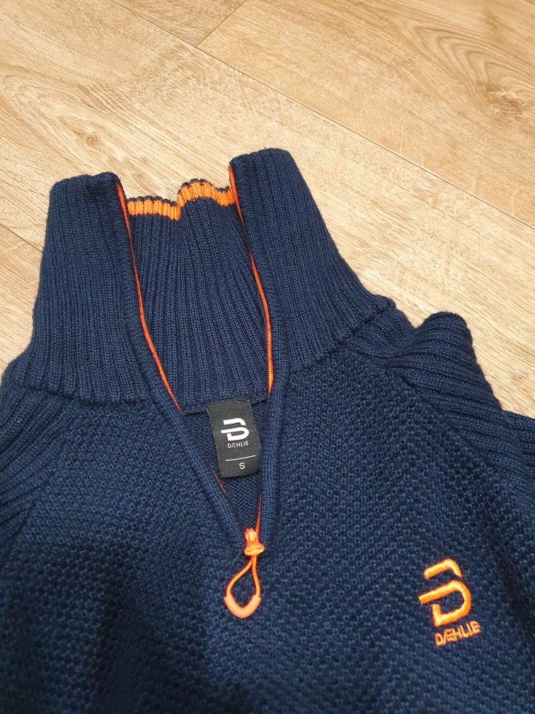 Sweter golf trekkingowy wełniany wool BJORN DAEHLIE r. S unisex