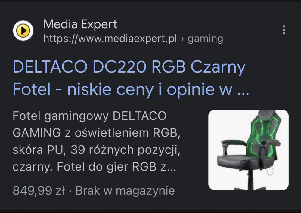 Fotel gamingowy Delaco Gaming DC220