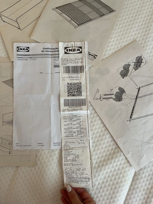 Cama IKEA completa 90x200 | MALM + AÅKREHAMN + arrumação