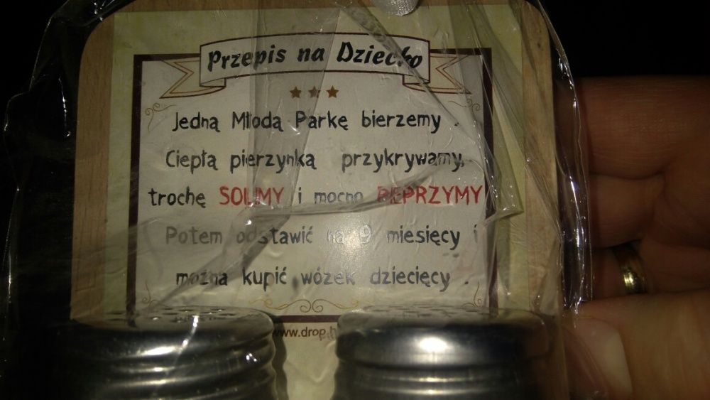 Upominek, prezent "Przepis na Dziecko"