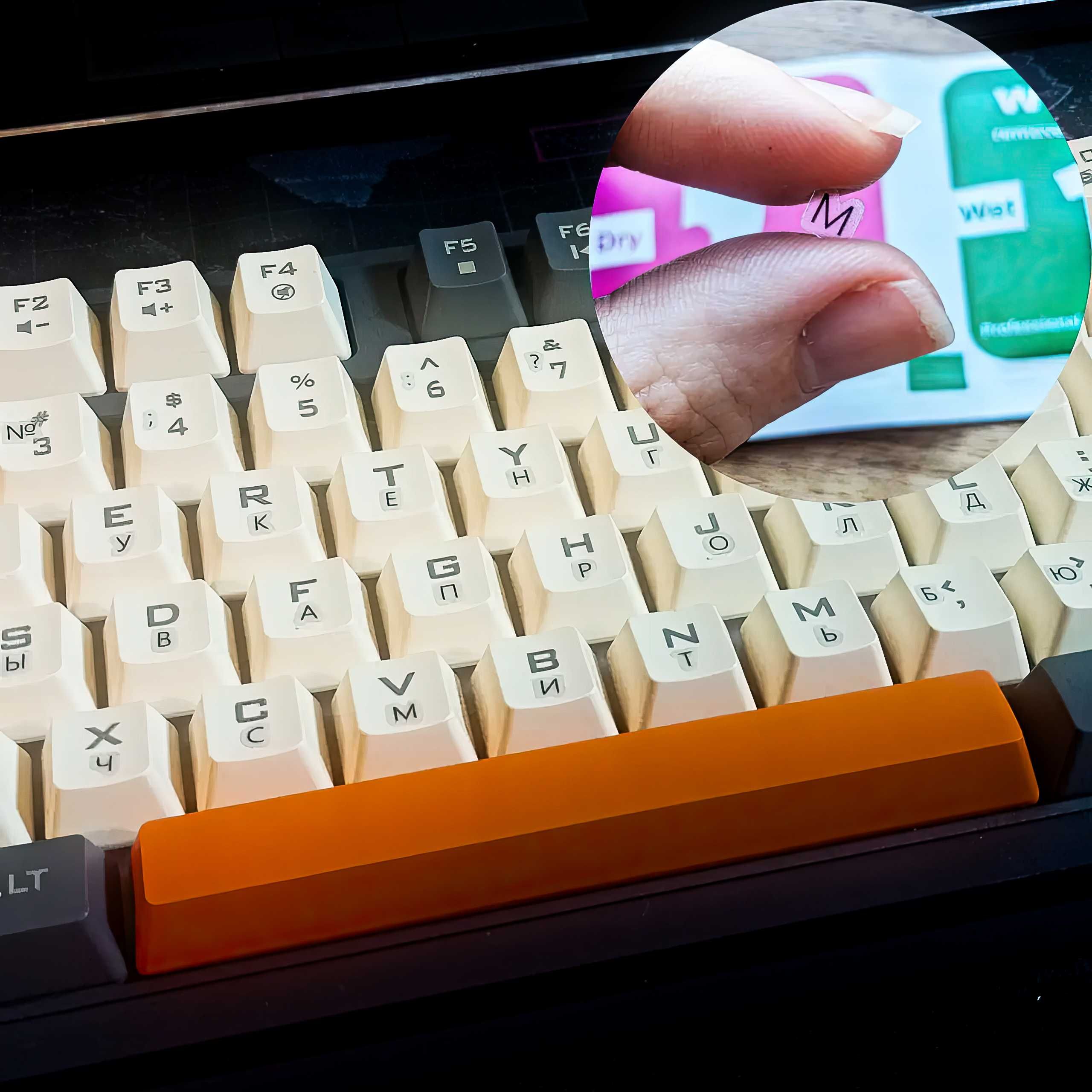 естетичні Мікро наліпки на клавіатуру, наклейки на клавиатуру.