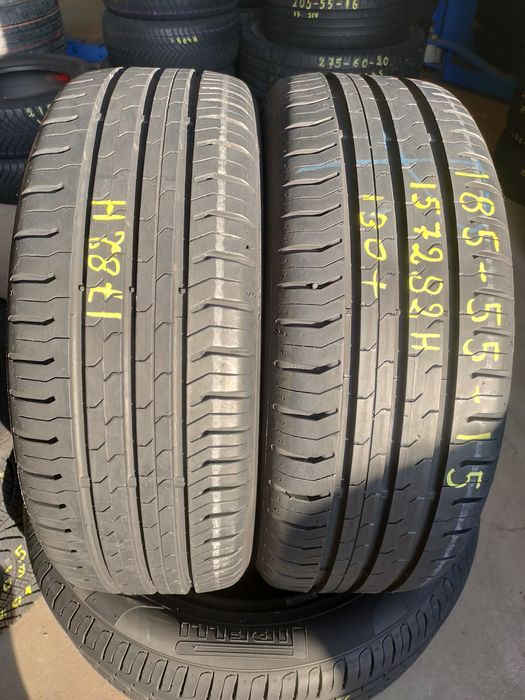 2x 185/55R15 Continental EcoContact 2015r 7.2mm FAKTURA ADIGO
