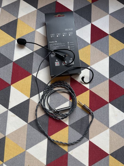 Ruyi professional cable кабель для навушників iз знімним мікрофоном