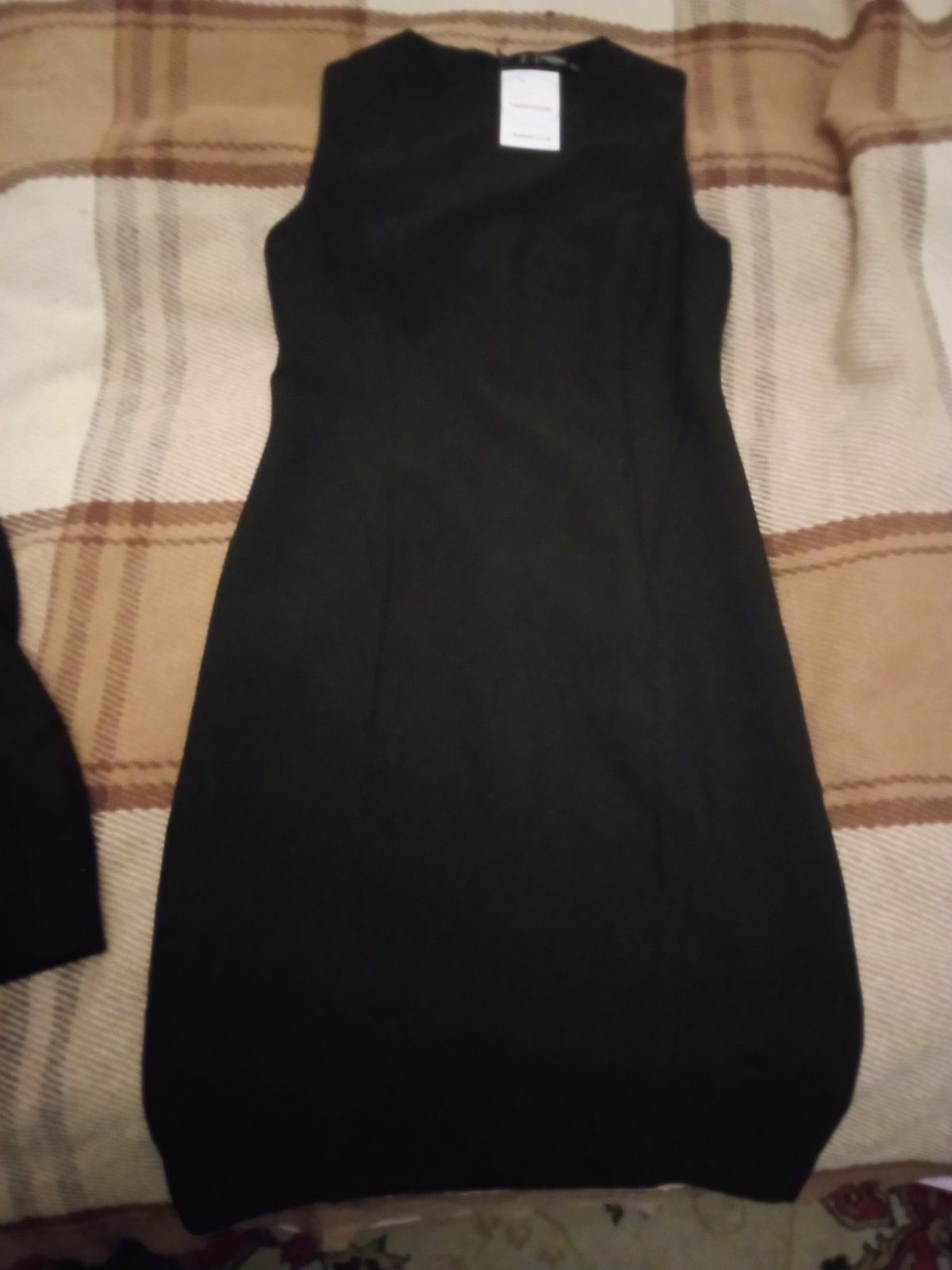 сарафан испанский бренд платье  Новый  Манго черный S