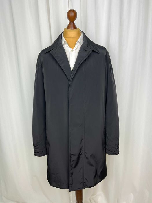 ERMENEGILDO Z ZEGNA Nylon Coat утеплений нейлоновий плащ Зегна Зенья
