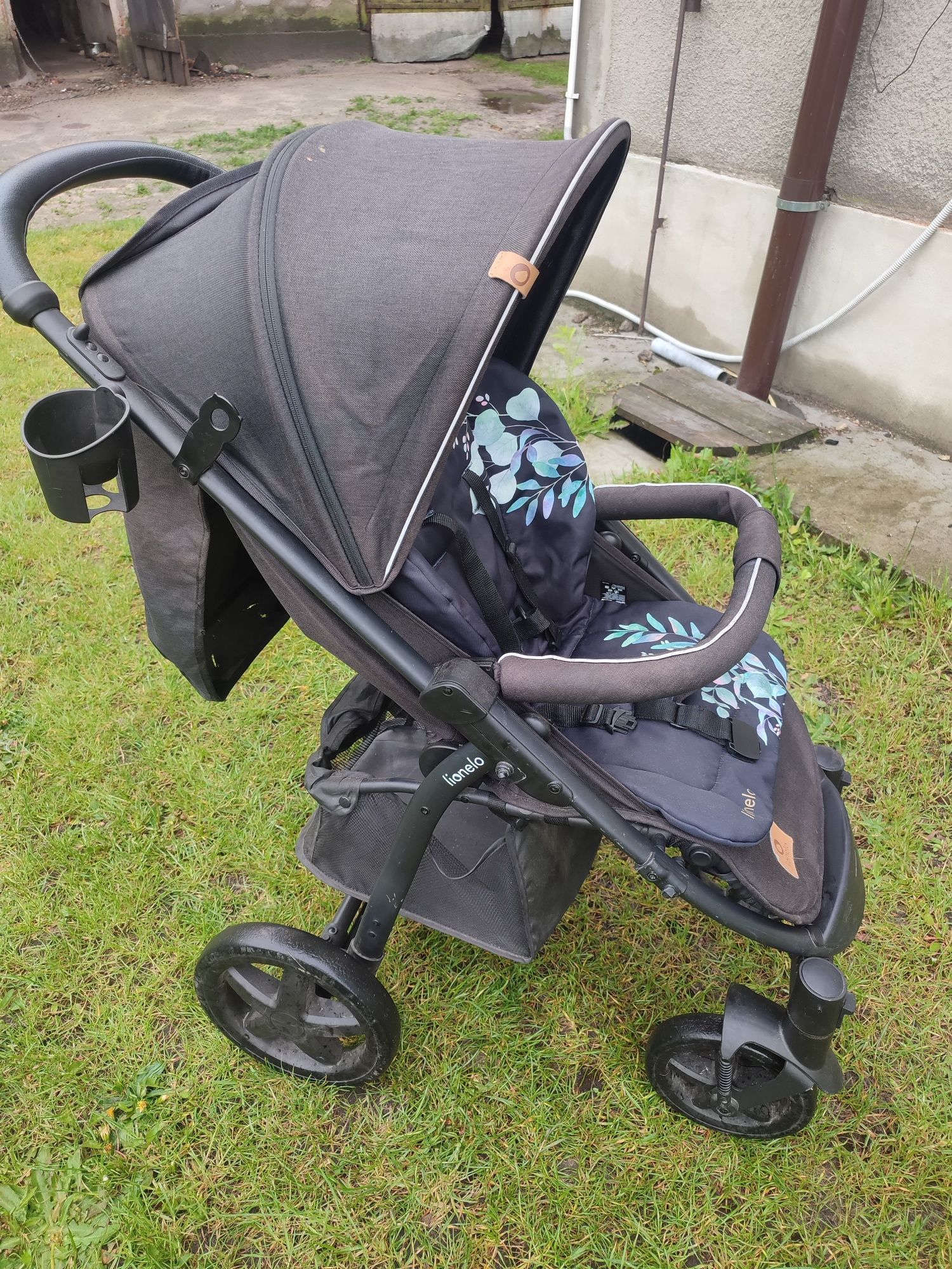 Wózek spacerowy Lionelo Annet Plus Black Carbon