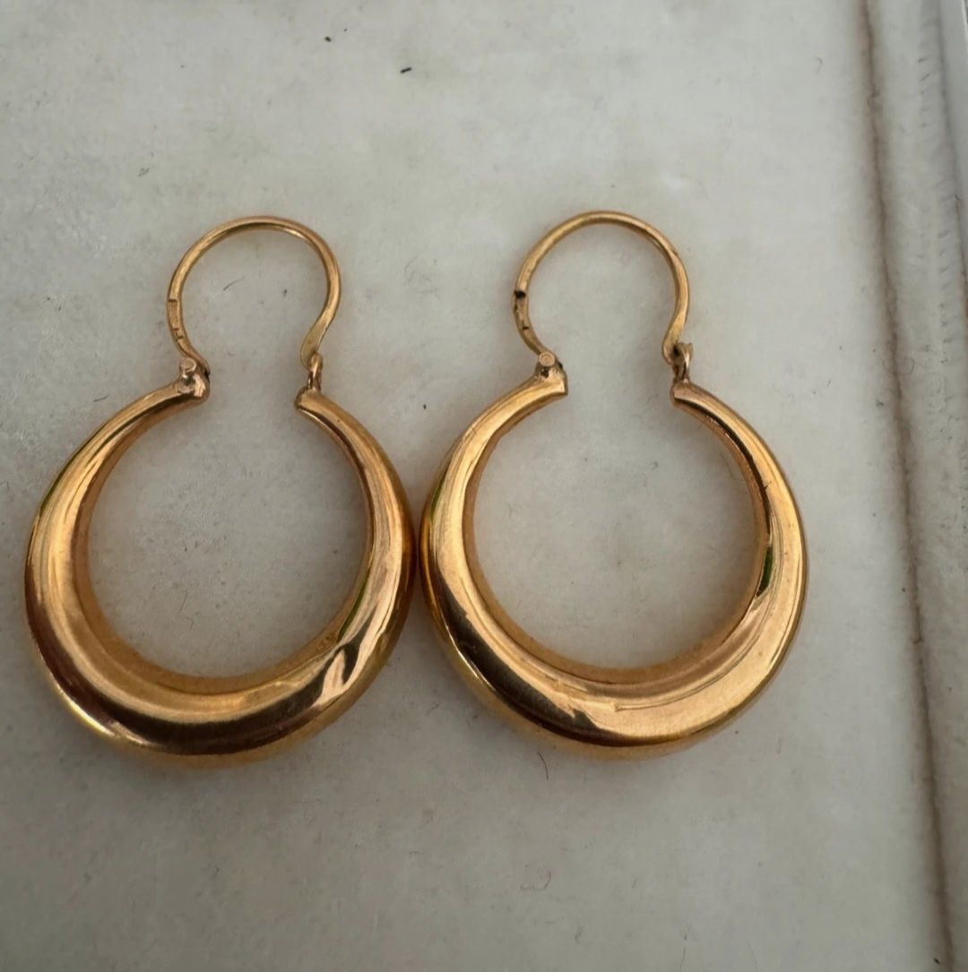 Argolas de ouro / brincos antigos
