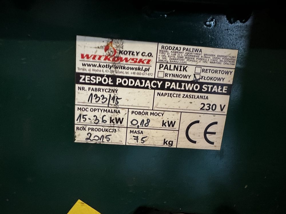 Kocioł CO 19kW tłokowy Ekowitt Hades Lux