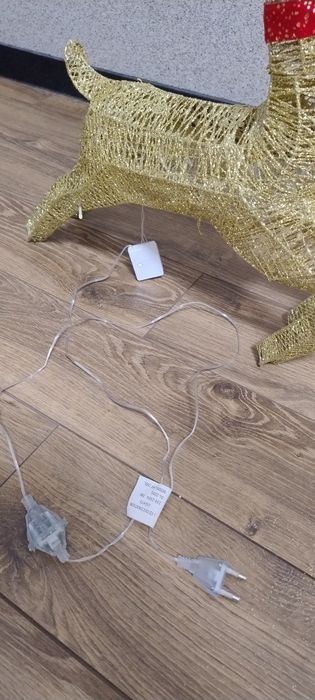 Renifer led świetlny duży XL ozdoby świąteczne Boże Narodzenie