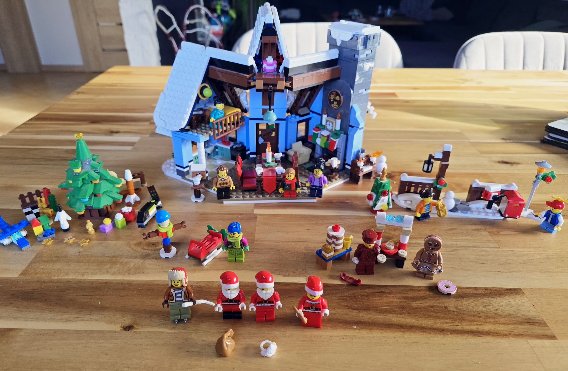 Lego Wizyta Świętego Mikołaja 10293 Creator Expert +świąteczne dodatki