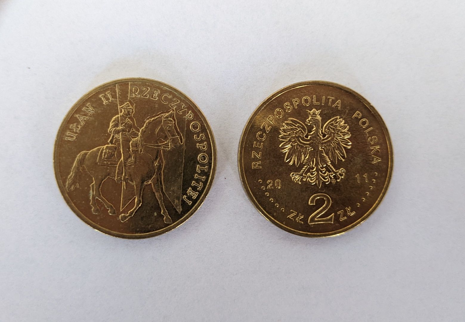 Moneta 2 zł Ułan II Rzeczpospolitej 2011 r.