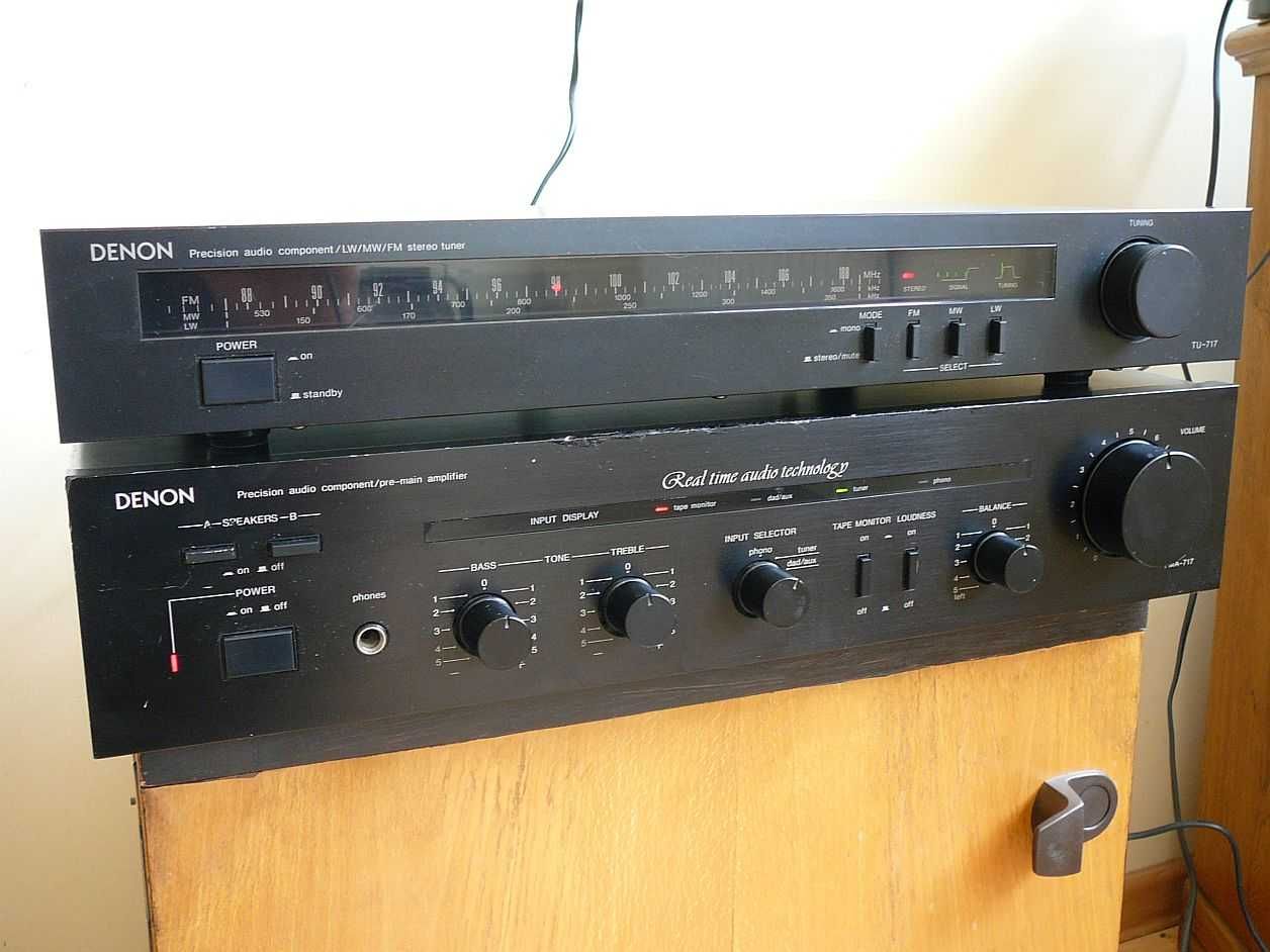 Wzmacniacz stereo Denon PMA-717 2x35W tuner gratis