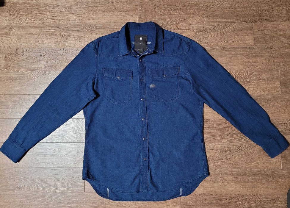 Джинсовая рубашка G-Star Raw.
