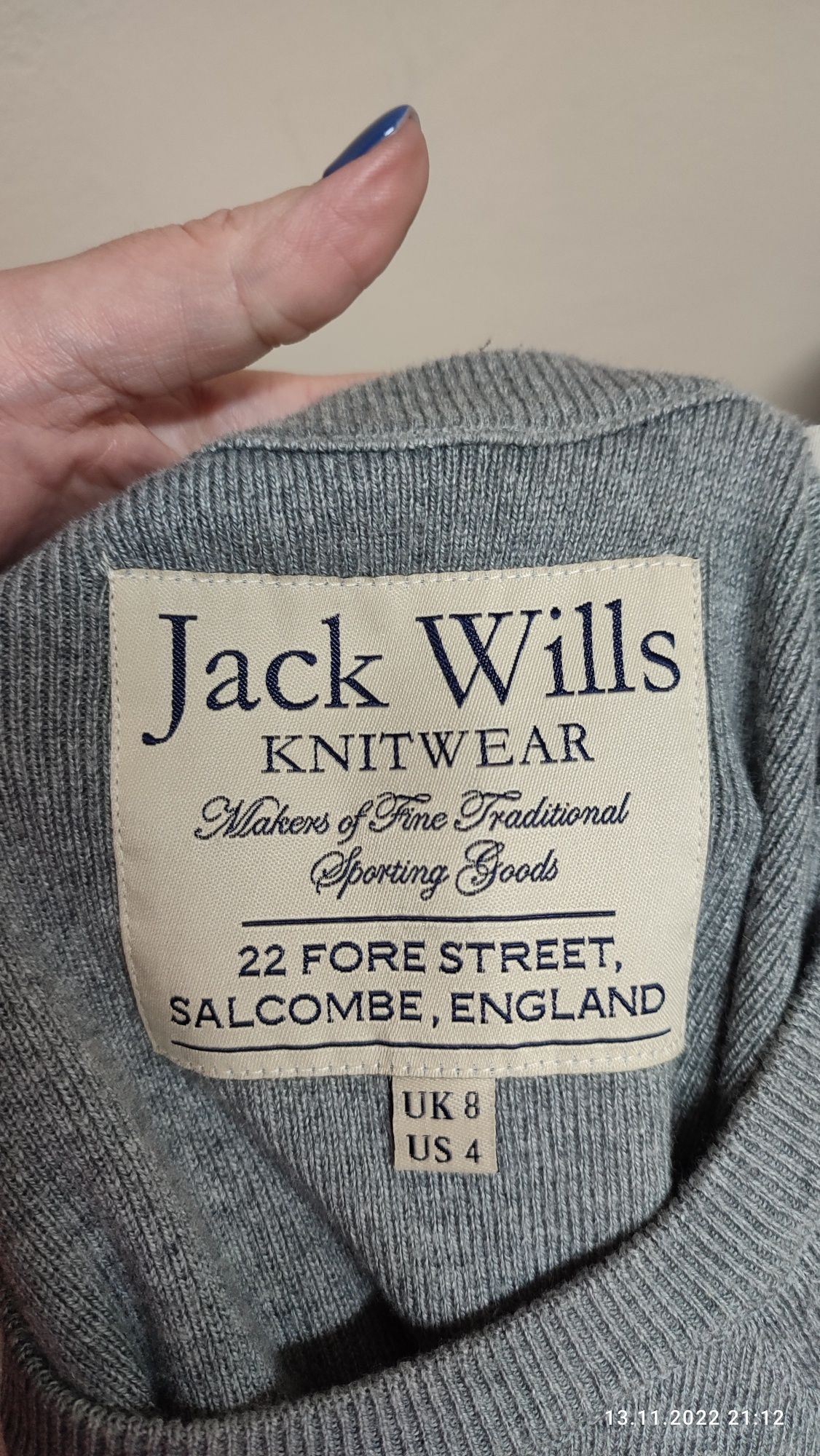 Szary sweter/sukienka Jack Wills