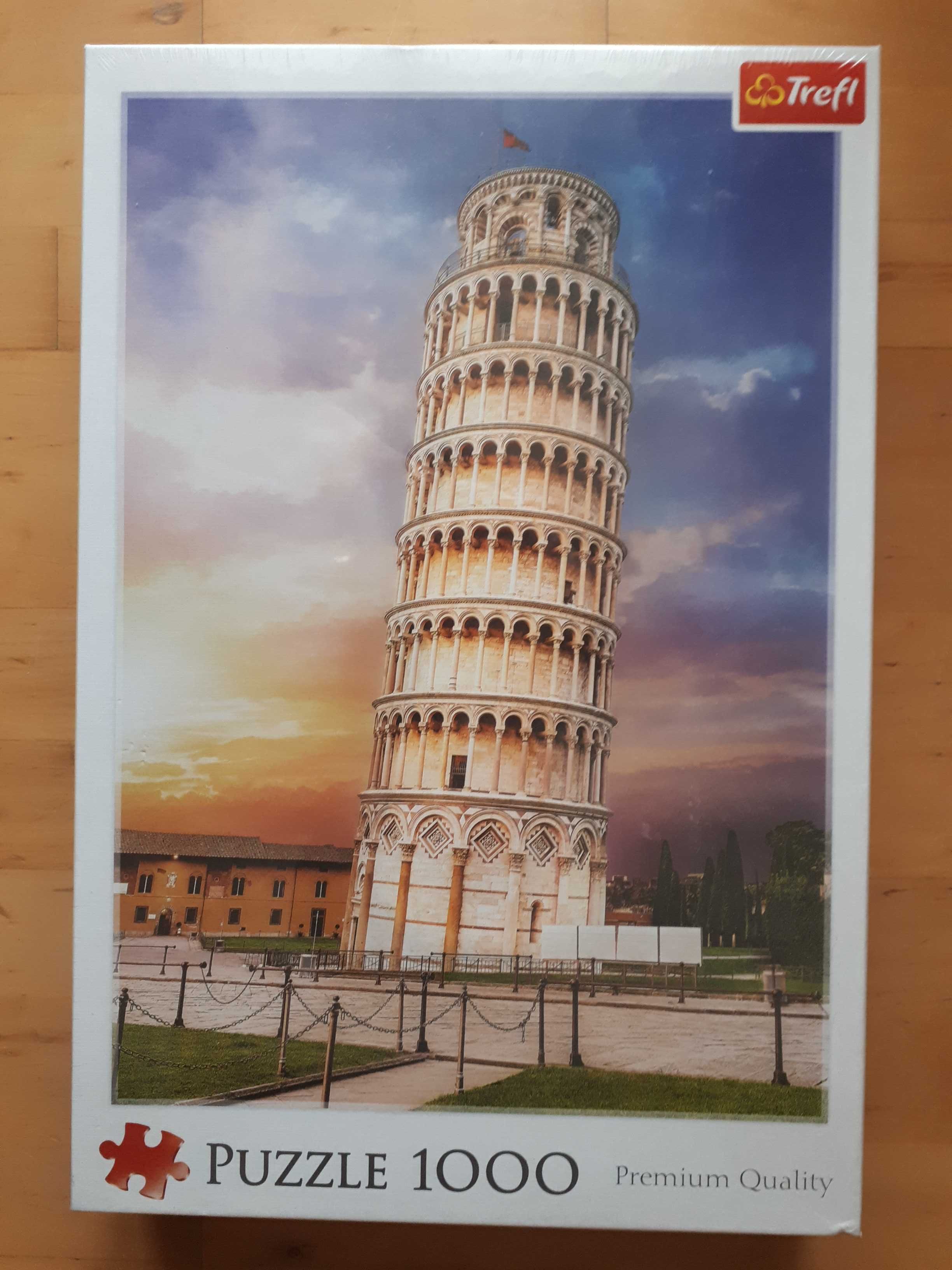 Puzzle TREFL 1000 - Wieża w Pizie, Pisa Tower NOWA w folii