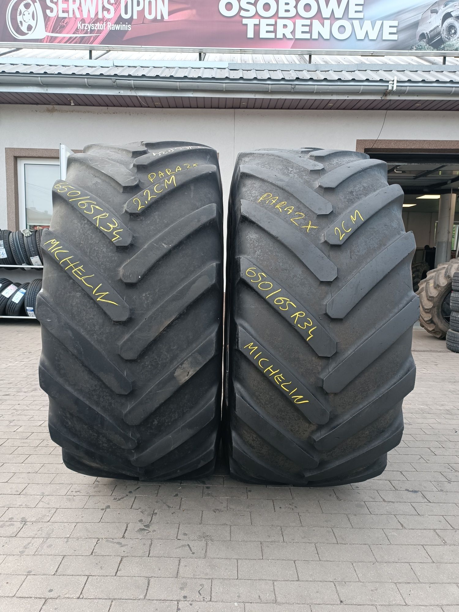 650/65R34 Michelin Axiobib opony rolnicze używane
