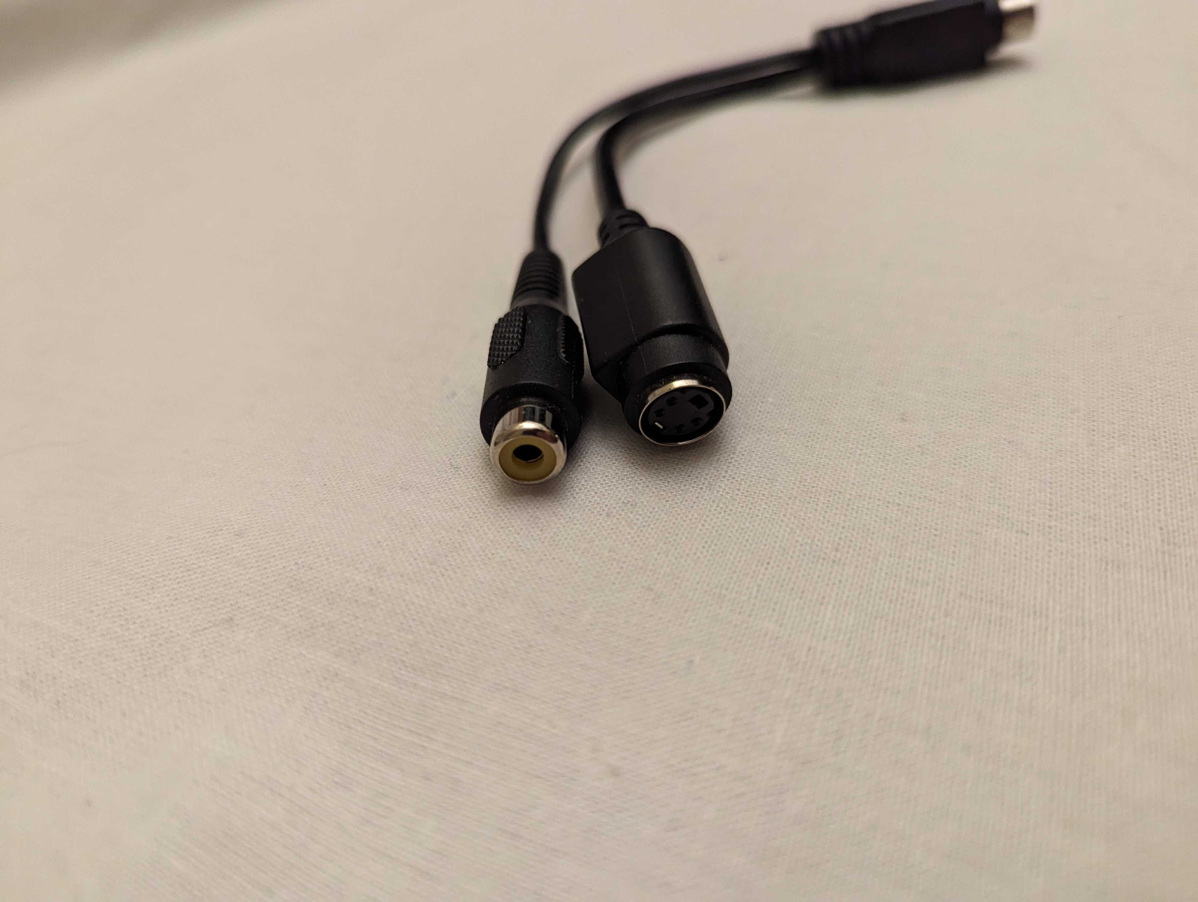 Kabel analogowy Audio Video adapter przejściówka S-Video 6 pin