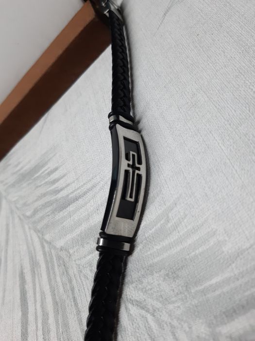 Pulseira preta nova para homem