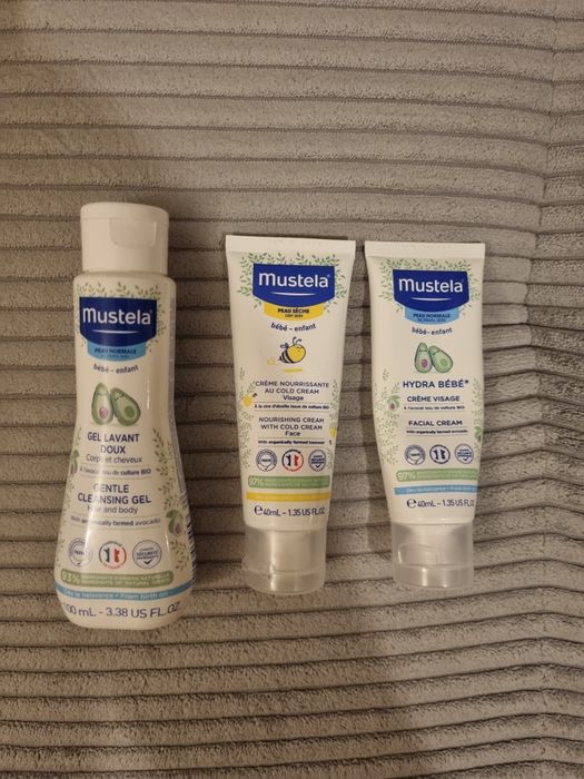 Mustela krem i żel do mycia
