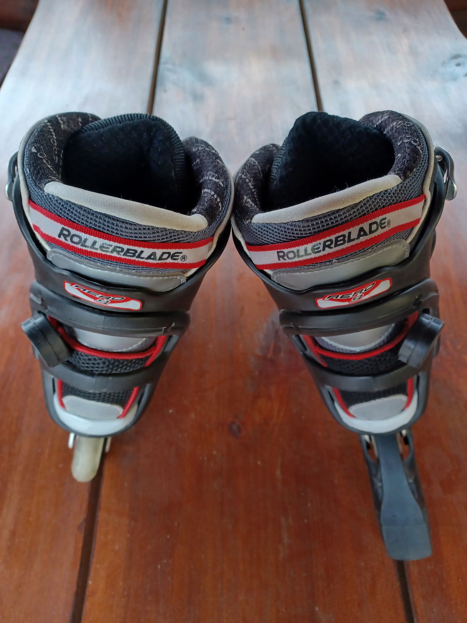 Metalowe aluminiowe płozy Rolki Rollerblade 42,43,44 27,28-28,5 cm k2