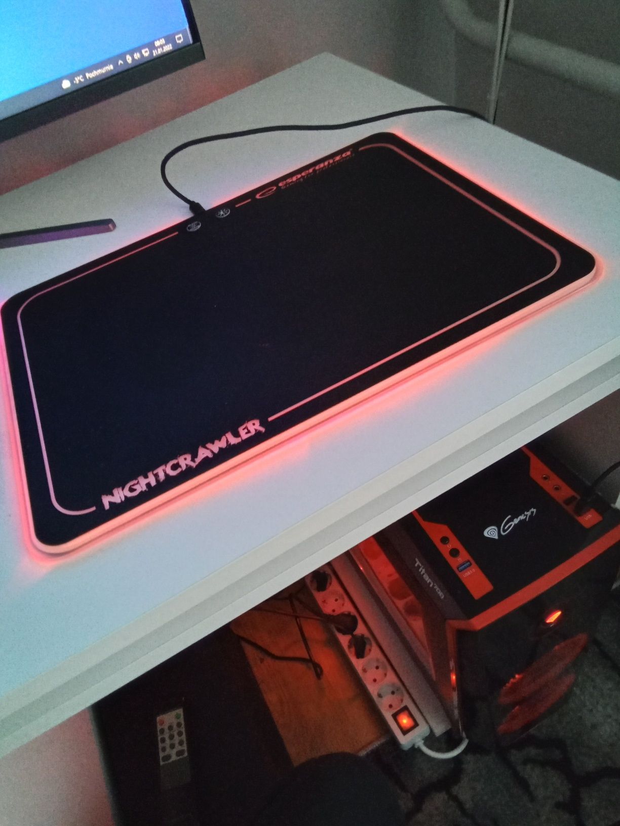 Sprzedam podkładkę pod myszkę rgb