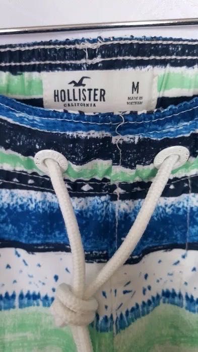 Hollister__Szorty na basen plażę /spodenki kąpielowe __M /80pas