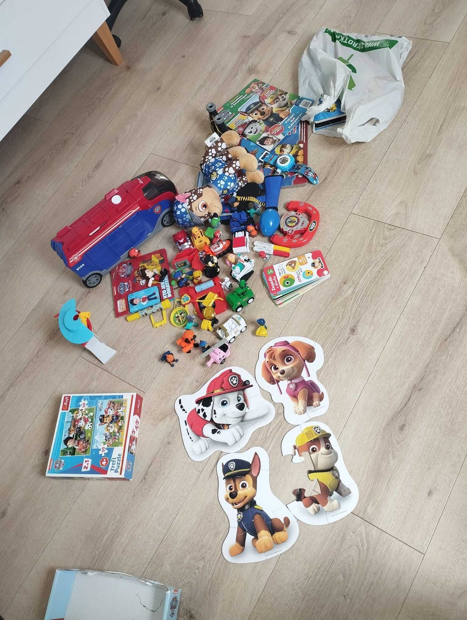 Zabawki psi patrol rożne zestawy