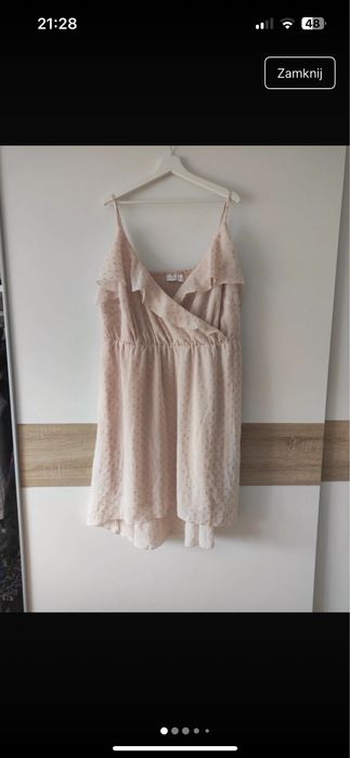 Sukienka wieczorowa elegancka plus size duży rozmiar 52/54 5XL 6Xl 7xl