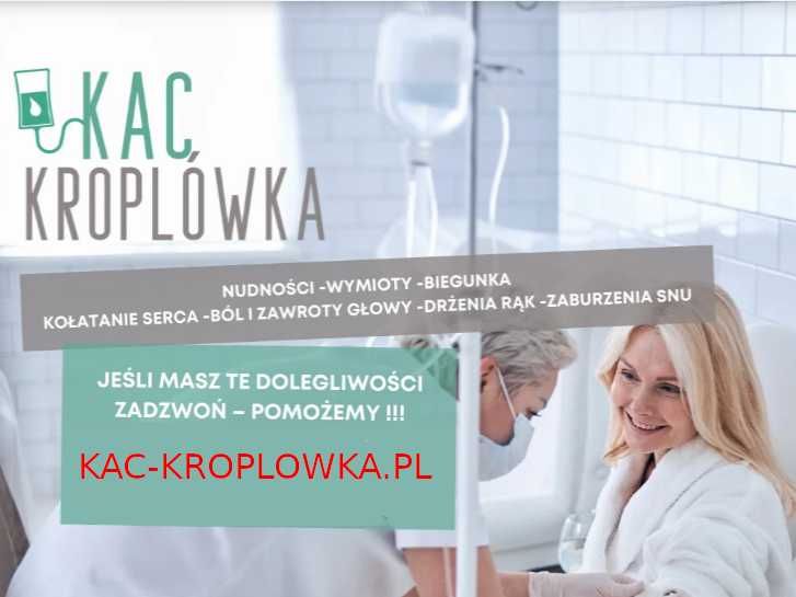 Detoks. Odtrucie alkoholowe. Kroplówki. Kac