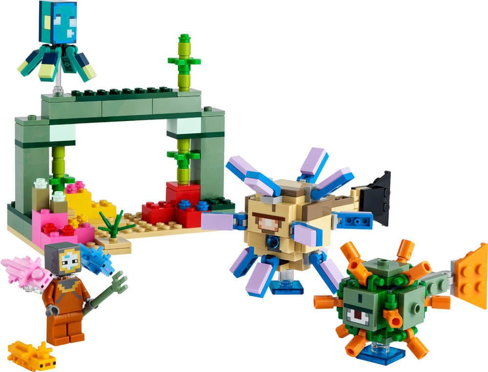 LEGO® Minecraft 21180 Walka ze strażnikami