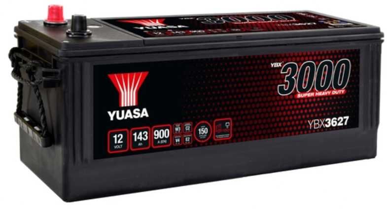 Akumulator YBX3627 YUASA 143AH 140ah 900A Radom- Dostawa-cały kraj