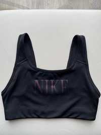 Nike czarny biustonosz sportowy S