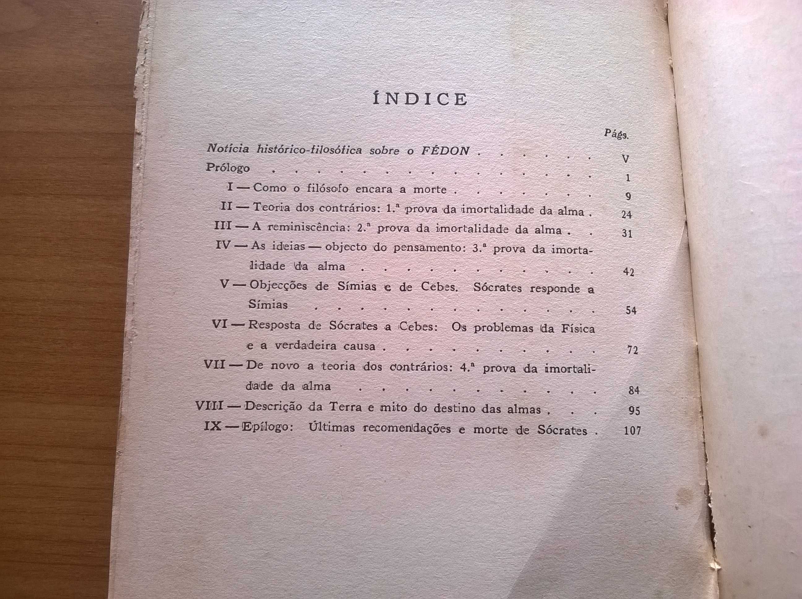 Fédon - Diálogo sobre a Imortalidade da Alma - Platão