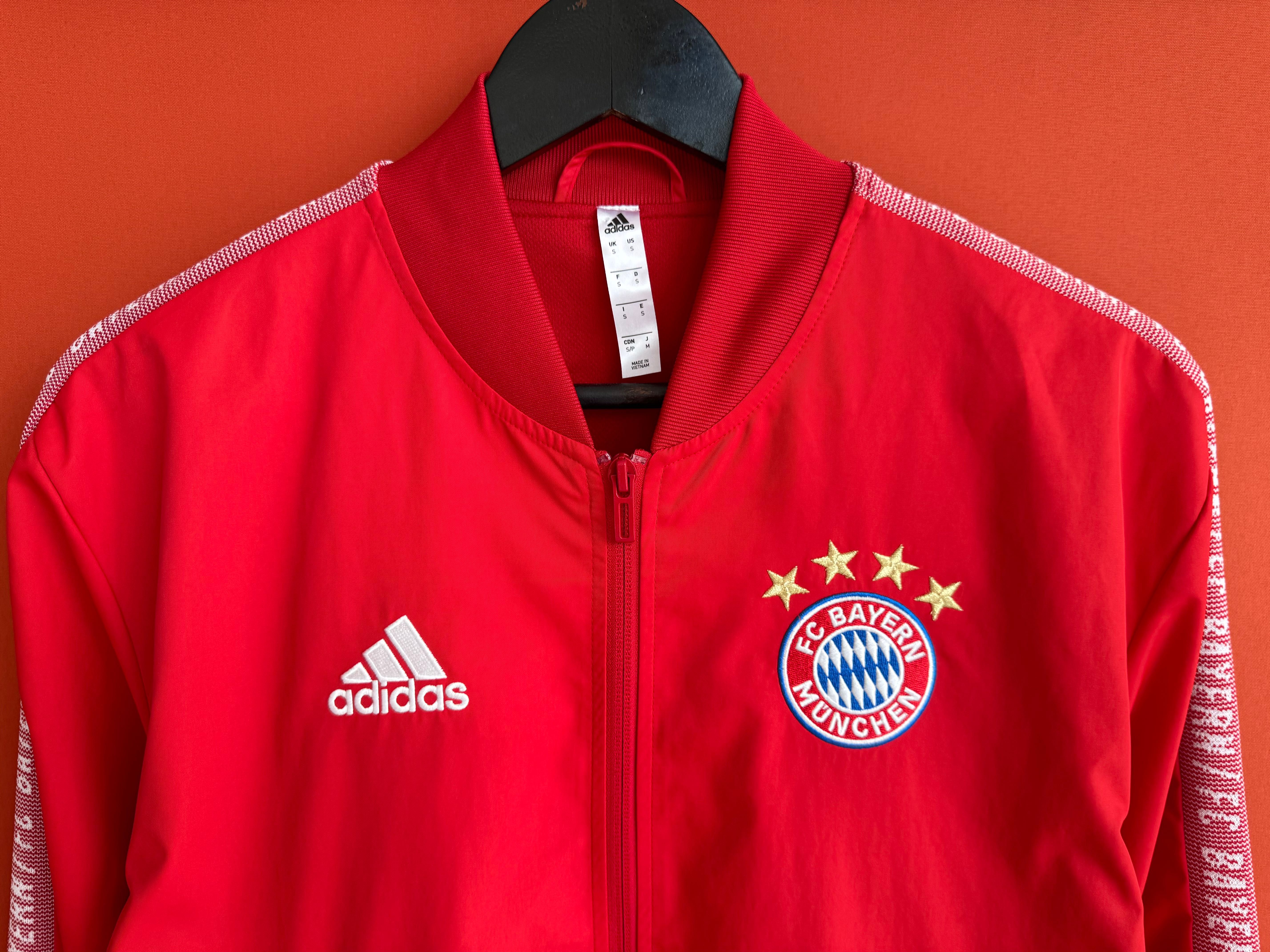 Adidas FC Bayern München мужская куртка ветровка бомбер размер S Б У