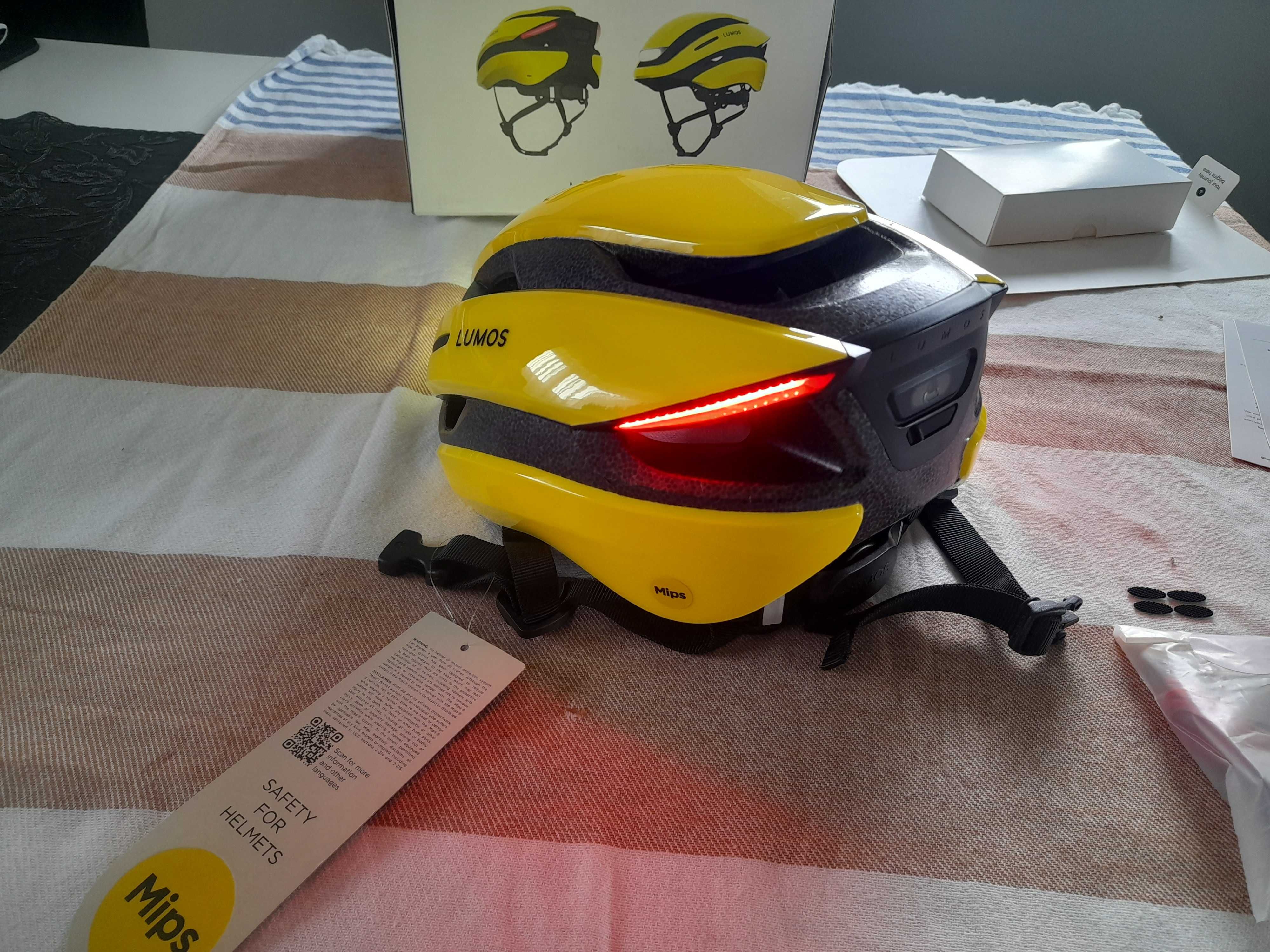 Kask rowerowy Lumos Ultra Mips Raincoat Yellow S 51-55cm